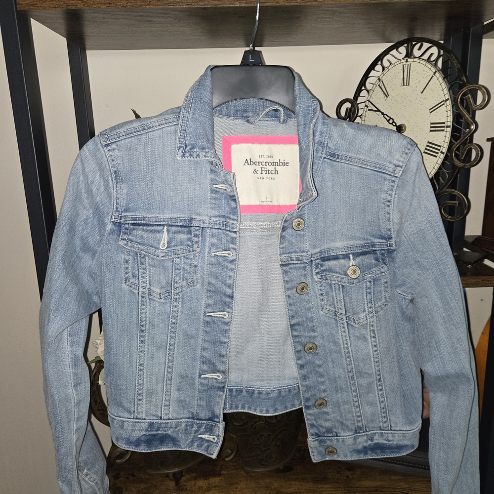 Abercrombie & Fitch Light Blue  Jean Jacket